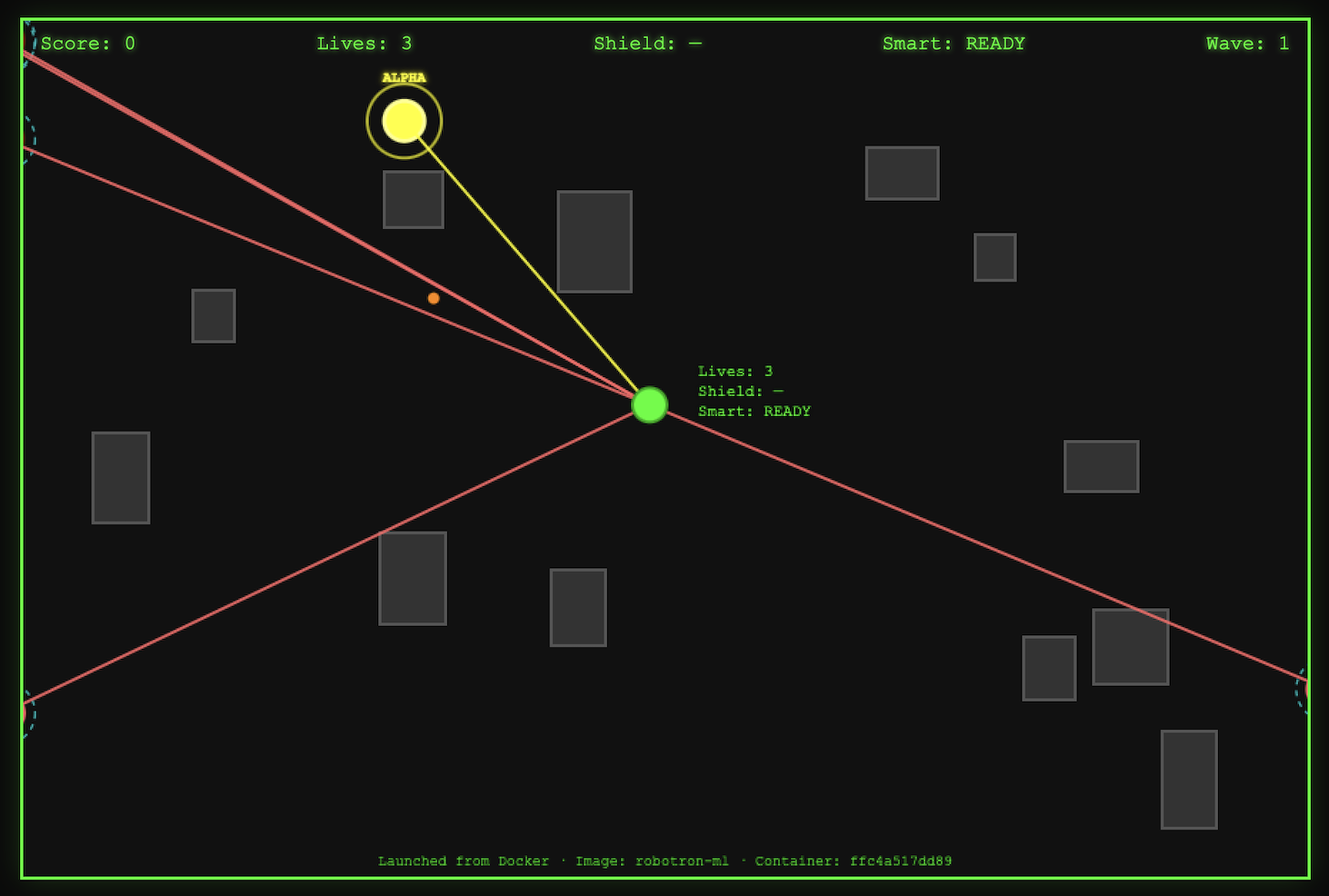Robotron with ML — gameplay 2